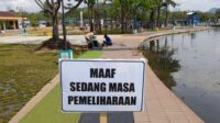 Pengunjung Wisata Membludak ,Wisata Danau Aur Berbenah Fasilitas 