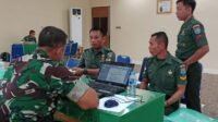 Kodim 1206 Putussibau Terima Kunjungan Tim Wasrik Pos Audit Itdam XII Tanjungpura