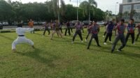 Jaga Kebugaran Tubuh Asah Kemampuan Beladiri, Satpol PP Prabumulih Latihan Karate ‘INKADO’