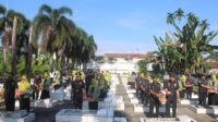 Jelang Peringatan Hari Bakti Pemasyarakatan Ke-60, Lapas Lubuklinggau Lakukan Tabur Bunga