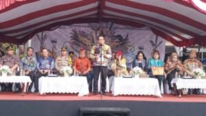 Ribuan Peserta Pawai Budaya Menambah Meriahnya Semarak Hari Jadi Kapuas