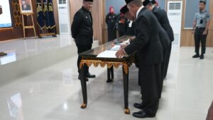 Lantik 5 Orang PPNS, Ini Pesan Kakanwil Kemenkumham Sumsel