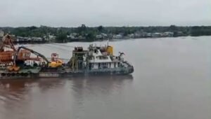 Kapal Tagbuot Kutama 99 Tabrak Jembatan Pulau Telo Kapuas, Ini Kata Bupati