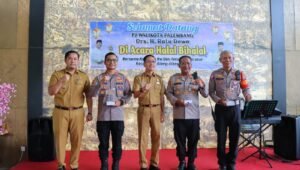 Meski Sibuk, Pj Wali Kota Ratu Dewa Sempatkan Diri Menghadiri Halal Bihalal Kecamatan Alang-alang Lebar