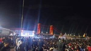 Nobar Bersama Pj Wali Kota Palembang, Ribuan Warga Padati BKB