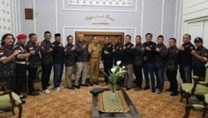 Pj Walikota Sambut Kunjungan DPC GRIB Jaya Kota Palembang