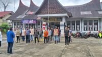 Lebaran ke Dua, Bupati Eka Putra Apel Bersama Satgas PB Nagari
