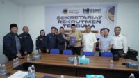 Optimis, Mawardi Yahya Ambil Formulir Bakal Calon Gubernur di Partai NasDem