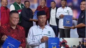 Djakfar Shodiq Dampingi Abdiyanto Ambil Formulir Cawabup di Partai NasDem