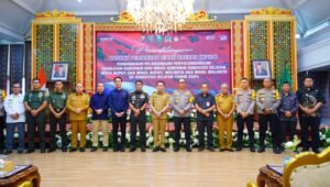 Pj Bupati Sandi Fahlepi Tandatangani NPHD Pengamanan Pelaksanaan Pilkada 2024