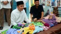 Hari Lebaran Pj Gubernur Sumsel Agus Fatoni Kunjungi Panti Jompo Berikan Bantuan dan Santunan