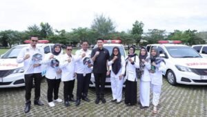 Bupati Ogan Ilir Berikan Bantuan 16 Unit Mobil  Ambulans Baru untuk Daerah Pelosok