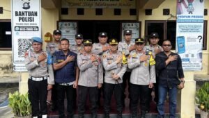 Kunker ke Polsek Jayaloka, Kapolres Musi Rawas : Laksanakan Tugas Sesuai Aturan, Jangan Terlibat Narkoba dan Judi Online