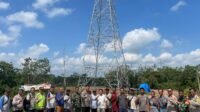 Tinjau Pelaksanaan Proyek Transmisi 275 KV Betung-Palembang, Kapolres Prabumulih Sampaikan ini