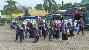 Jamaah Calon Haji Tiba Diembarkasi dengan Selamat