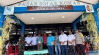 Bupati Untung Tamsil Resmikan Pasar Rakyat Sosar Distrik Kokas