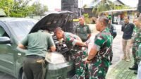 Kodim 1201 Mempawah Terima Kunjungan Tim Wasrik Post Audit Inspektorat Kodam XII Tanjungpura
