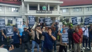 Tolak RUU Penyiaran, Jurnalis Malang Raya Gelar Aksi Damai
