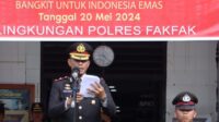 Wakapolres Fakfak Pimpin Upacara Peringatan Hari Kebangkitan Nasional