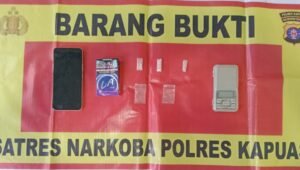 Budak Sabu Digulung Satresnarkoba Polres Kapuas