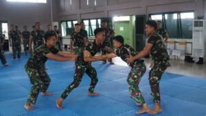 Prajurit 1011/Klk Terima Pelatihan Beladiri Taktis