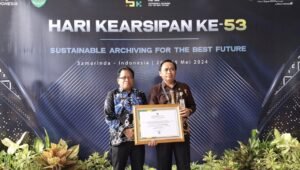 Pemkab Kapuas Terima Penghargaan Kearsipan Kinerja Terbaik