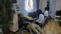 Peduli Kesehatan, Dharma Wanita KSOP Kelas 1 Palembang Gandeng PMI Palembang Cek Kesehatan dan Donor Darah