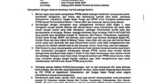 Tidak Tahan Tekanan, Ketua PPDB SMA Sumsel Pilih Mundur