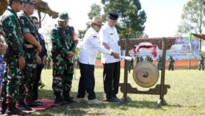 TMMD/N ke 120 Kodim 0307 Tanah Datar Resmi Dibuka Gubernur Sumbar