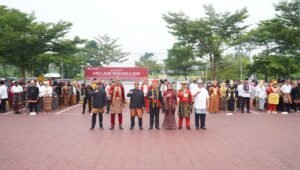 Semangat Persatuan, Jajaran Kemenkumham Sumsel Upacara Peringati Hari Lahir Pancasila