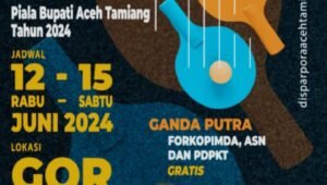 Disparpora Aceh Tamiang Gelar Turnament Tenis Meja Rebut Piala Bupati