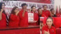Kris Dayanti Tepati Janjinya Hadir Lengkapi Berkas ke Kantor DPC PDI Perjuangan Kota Batu