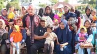 Pj Wako Lubulinggau Senam Bersama dengan Kepsek Orang Tua Asuh Anak Stunting