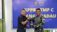 Kepala Bea Cukai Badau Terima Kunjungan Dansatgas Pamtas Yon Zipur 5/Abw