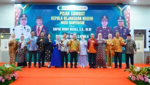 Pisah Sambut Kajari Muba, Pj Bupati H Sandi Fahlepi Harap Sinergitas Terus Terjaga