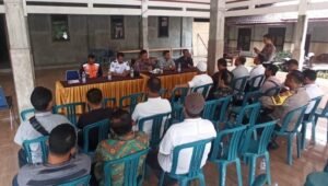 Satlantas Polres Tulungagung Hadiri Rakor Cegah Laka Lantas Perlintasan Kereta Api Sebidang