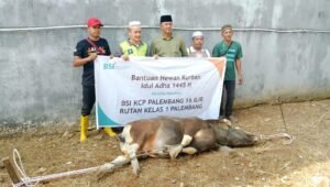 Rayakan Idul Adha 1445 H, Rutan Kelas 1 Palembang Melaksanakan Pemotongan Hewan Qurban