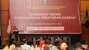 Kanwil Kemenkumham Sumsel Adakan Bimtek untuk Tingkatkan Kualitas Peraturan Daerah
