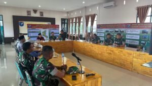 Dandim Mempawah Paparkan Progres Optimasi Lahan Rawa kepada Tim Wasmonev Sterad