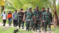 Dandim Mempawah dampingi Tim Wasmonev Sterad Tinjau Langsung Lokasi Oplah di Kabupaten Mempawah