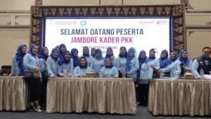 Dalam Rangka Mengapresiasi Posyandu dan Kader Berprestasi, Irma Habie Ucok Damenta Menghadiri Jambore Kader PKK Tahun 2024