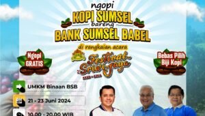 Bank Sumsel Babel Ajak Masyarakat ‘Ngopi Kopi Sumsel’ Bareng Bank Sumsel Babel
