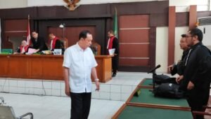 Kembali Rasakan Dinginnya Lantai Penjara Direktur PT SMS Sarimuda Divonis 3 Tahun