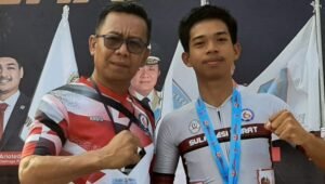 Atlet Asal Sulbar, Muhammad Yahya Usman Boyong 3 Medali di Kejurnas Balap Sepeda 2024 di Batam