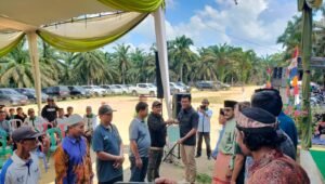Penyerahan Sertifikat Program Redistribusi Tanah Tahun 2023 kepada Masyarakat Desa Bungku, Batanghari
