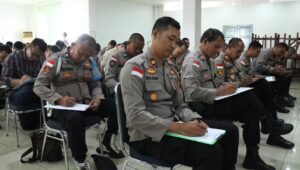 107 Personil Polres Kapuas Hulu Tes Psikologi Pemegang Senpi