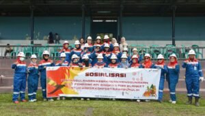 Pertamina EP Prabumulih Field Berikan Sosialisasi dan Simulasi Penanganan Kebakaran ke Persatuan Wanita Patra Zona 4