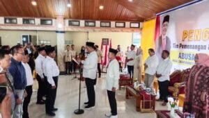 Tim Pemenangan Pilkada OKU Selatan Abusama-Misnadi Resmi Dikukuhkan