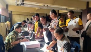 Anggota Polres Kapuas Hulu Laksanakan Pemeriksaan Kesehatan Berkala