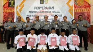 Kemenkumham Sumsel Berikan Remisi Khusus Hari Anak Nasional Kepada 94 Anak Binaan